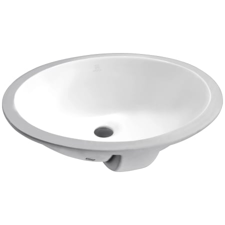 Anzzi Lanmia 19-1/2" Oval Vitreous China Undermount Bathroom Sink with Overflow Glossy White