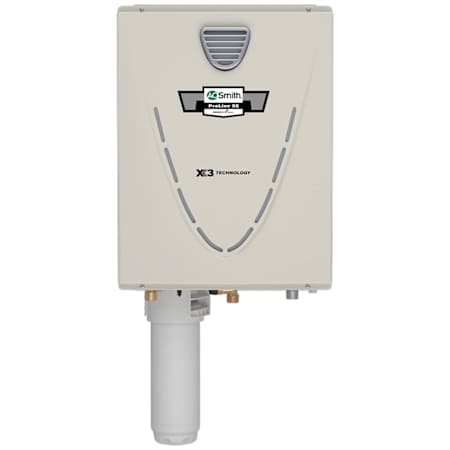 AO Smith 8 GPM 180,000 BTU 120 Volt Residential Outdoor Natural Gas Tankless Water Heater with Ultra-Low Nox and X3 Scale Prevention Technology N/A