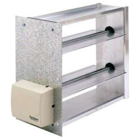 Aprilaire 8" x 24" Motorized Zone Damper - Bottom Mount - Normally Open/Power Closed N/A