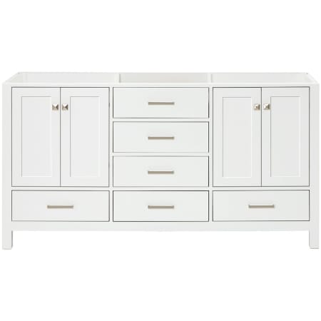 Ariel Cambridge 66" Double Free Standing Vanity Cabinet Only - Less Vanity Top