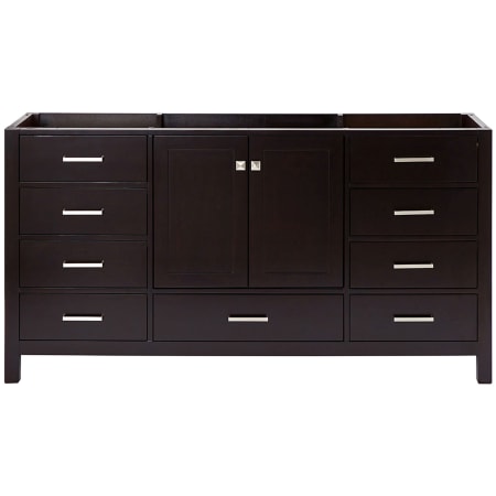 Ariel Cambridge 66" Single Free Standing Vanity Cabinet Only - Less Vanity Top Espresso