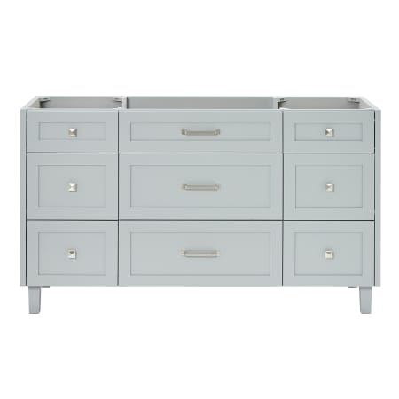 Ariel Monroe 60" Double Free Standing Vanity Cabinet Only - Less Vanity Top Grey
