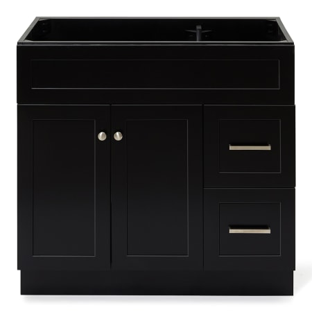 Ariel Hamlet 36" Single Free Standing Vanity Cabinet Only - Less Vanity Top Black