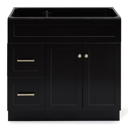 Ariel Hamlet 36" Single Free Standing Vanity Cabinet Only - Less Vanity Top Black
