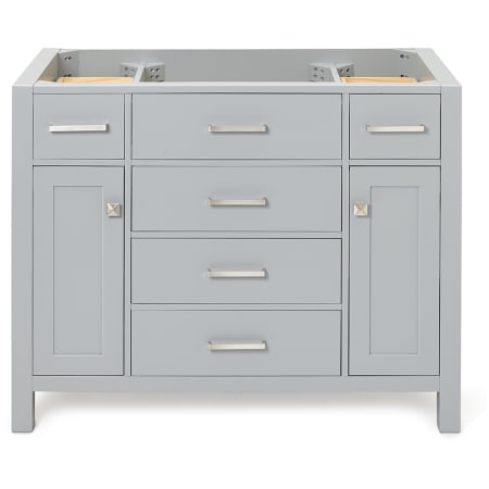 Ariel Bristol 42" Single Free Standing Vanity Cabinet Only - Less Vanity Top Grey