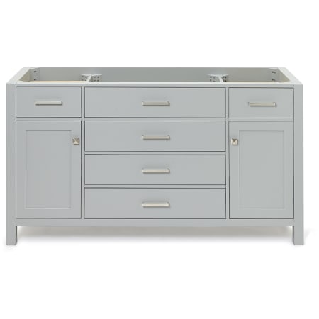 Ariel Bristol 60" Single Free Standing Vanity Cabinet Only - Less Vanity Top Grey