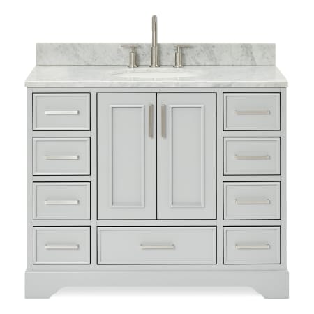 Ariel Stafford 42" Free Standing Single Basin Vanity Set with Cabinet and Marble Vanity Top Grey