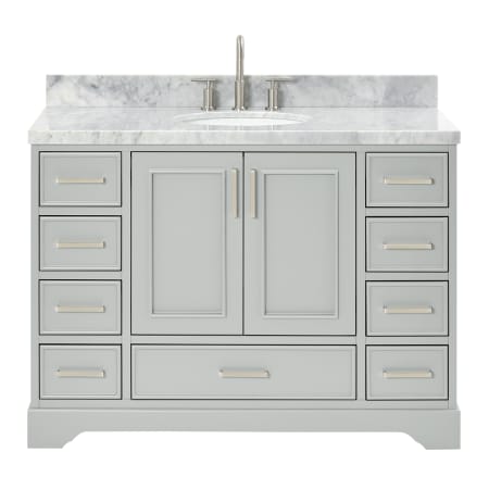 Ariel Stafford 48" Free Standing Single Basin Vanity Set with Cabinet and Marble Vanity Top Grey