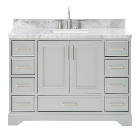 Ariel Stafford 49" Free Standing Single Basin Vanity Set with Cabinet and Marble Vanity Top Grey