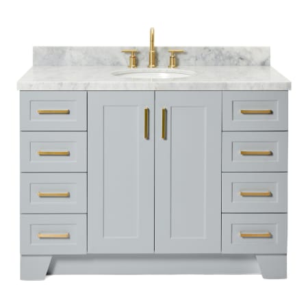 Ariel Taylor 48" Free Standing Single Basin Vanity Set with Cabinet and Marble Vanity Top Grey
