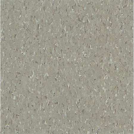 Armstrong Flooring Imperial Texture 12" x 12" Smooth Vinyl Flooring with High Gloss - Sold by Carton (45 SF/Carton) Earthstone Greige