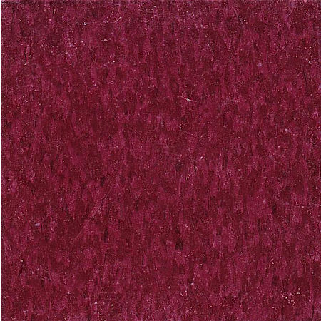 Armstrong Flooring Imperial Texture 12" x 12" Smooth Vinyl Flooring with High Gloss - Sold by Carton (45 SF/Carton) Pomegranate Red