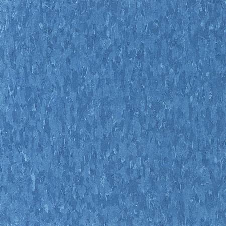 Armstrong Flooring Imperial Texture 12" x 12" Smooth Vinyl Flooring with High Gloss - Sold by Carton (45 SF/Carton) Serene Blue