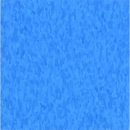 Armstrong Flooring Imperial Texture 12" x 12" Smooth Vinyl Flooring with High Gloss - Sold by Carton (45 SF/Carton) Bodacious Blue