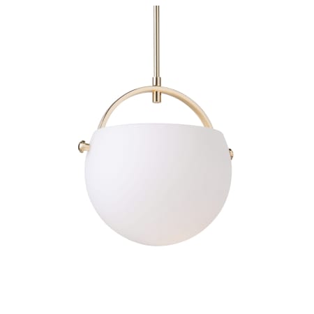 Artcraft Lighting Single 14" Wide Pendant Polished Brass