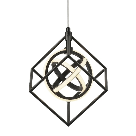 Artcraft Lighting Tulip 1 Light 10" Wide LED Abstract Pendant Matte Black