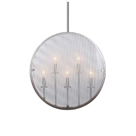 Artcraft Lighting Harbor Point 5 Light 4" Wide Pendant Satin Nickel
