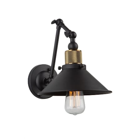 Artcraft Lighting Jersey 6" Tall Single Light Wall Sconce Vintage Brass