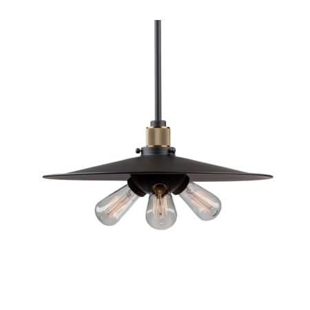 Artcraft Lighting Jersey 3 Light Pendant Vintage Brass