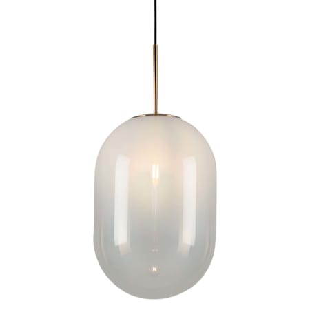 Artcraft Lighting Vita 10" Wide Mini Pendant Brass / White Ombre