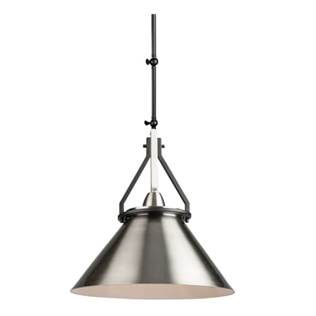 Artcraft Lighting Brydon 14" Wide Pendant with Metal Shade Black / Brushed Nickel
