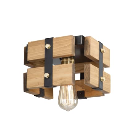 Artcraft Lighting Barnyard 9" Wide Flush Mount Square Ceiling Fixture Honey