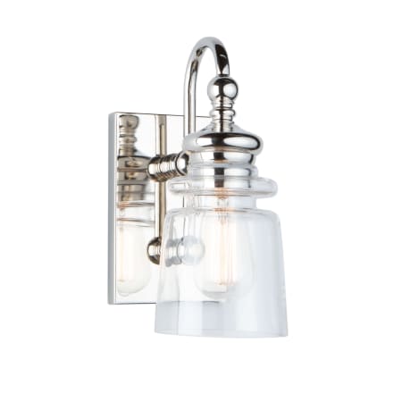 Artcraft Lighting Castara 11" Tall Wall Sconce Polished Nickel