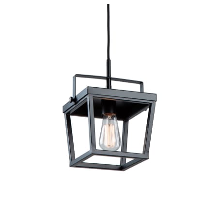 Artcraft Lighting Carriage 9" Wide Mini Pendant Black
