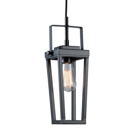 Artcraft Lighting Carriage 6" Wide Mini Pendant Black