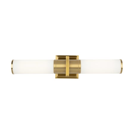 Artcraft Lighting Positano 2 Light 21" Wide Bath Bar Brushed Brass / Clear