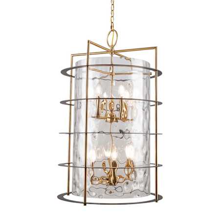 Artcraft Lighting Burford 21" Wide Chandelier Brass / Black / Clear