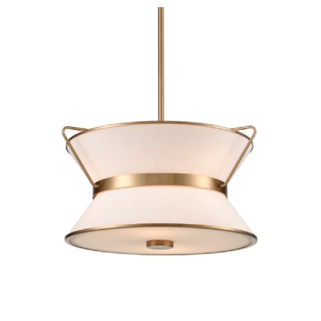 Artcraft Lighting Layla 4 Light 17" Wide Pendant Brushed Brass