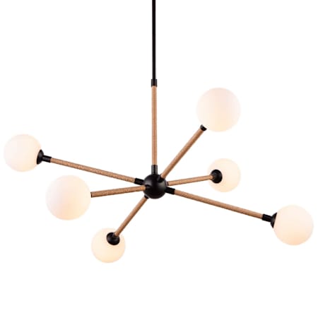 Artcraft Lighting Capilano 37" Wide Chandelier Black / Natural / Clear