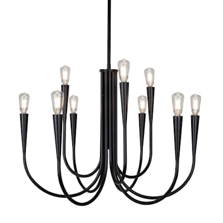 Artcraft Lighting Bronte 26" Wide Candle Style Chandelier Black