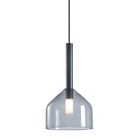 Artcraft Lighting Kali 8" Wide Mini Pendant Black / Clear