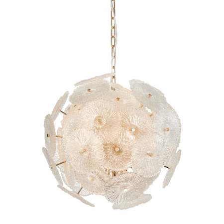 Artcraft Lighting Bloom 20" Wide Chandelier Brass / Clear