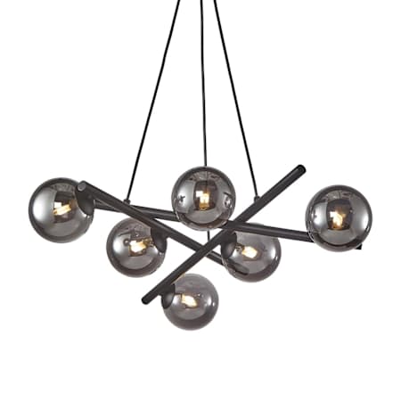 Artcraft Lighting Modena 28" Wide Chandelier Black / Smoke