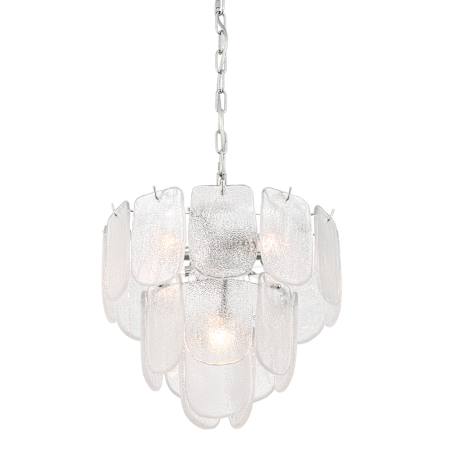 Artcraft Lighting Bianca 5 Light 16" Wide Crystal Pendant Polished Nickel / Crystalline