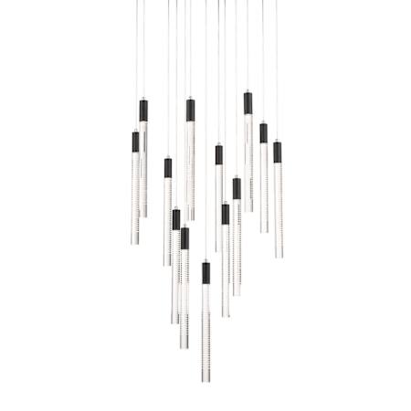 Artcraft Lighting Celine 13 Light 24" Wide Chandelier Black