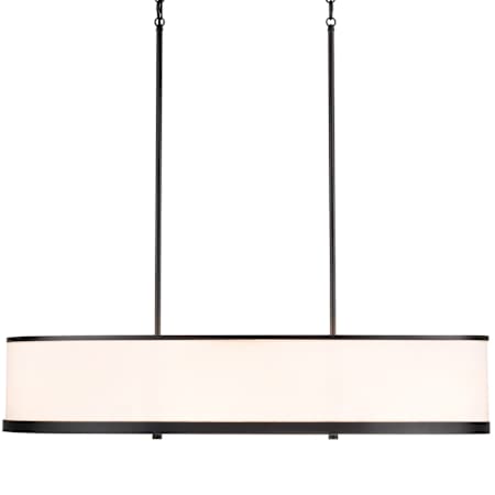 Artcraft Lighting High Street 8 Light 38" Wide Pendant Black