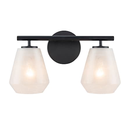 Artcraft Lighting Brooke 2 Light 15" Wide Vanity Light Black