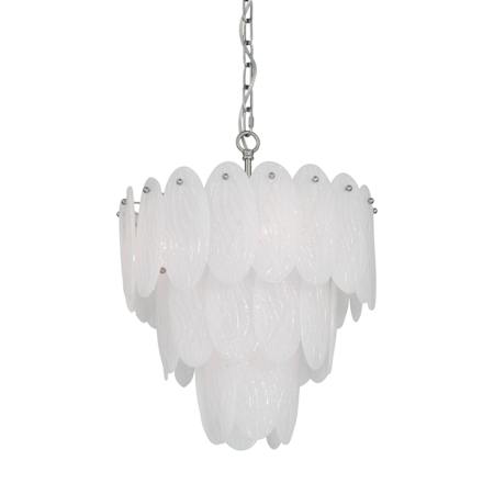Artcraft Lighting Serena 5 Light 16" Wide Waterfall Chandelier Satin Nickel