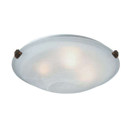 Artcraft Lighting 2 Light Flush Mount Ceiling Fixture Antique Brass