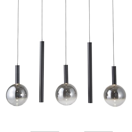 Artcraft Lighting Modella 39" Wide Selectable 3000K/4000K/5000K LED Linear Pendant Black