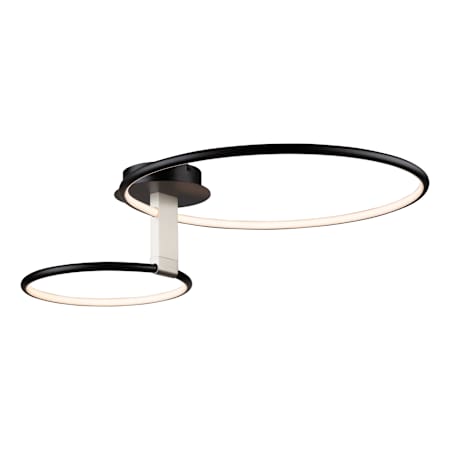 Artcraft Lighting Halo 20" Wide LED Semi-flush Ceiling Fixture Black