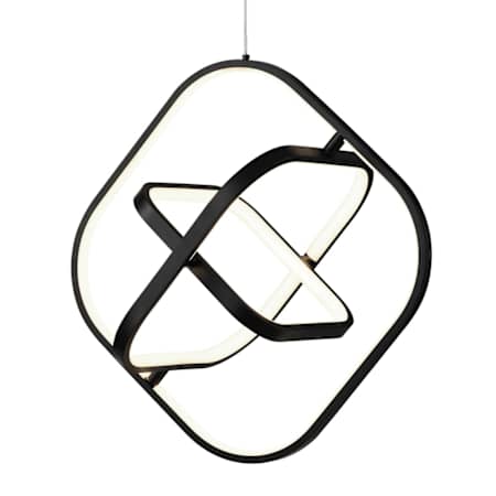 Artcraft Lighting Sienna 19" Wide LED Pendant Semi Gloss Black