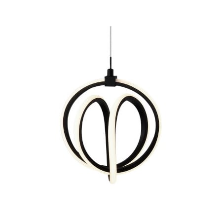 Artcraft Lighting Rose 8" Wide Mini Pendant Black