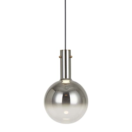 Artcraft Lighting Alexis 8" Wide Mini Pendant Black / Chrome