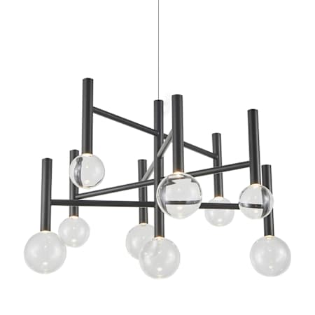 Artcraft Lighting Terra 26" Wide 3000K LED Abstract Chandelier Black