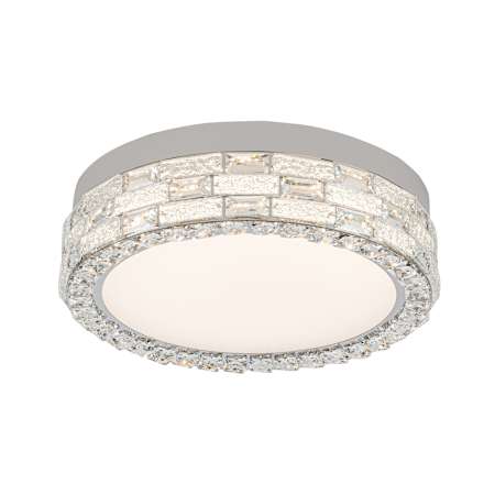 Artcraft Lighting Elegance 16" Wide Flush Mount Drum Ceiling Fixture Polished Nickel
